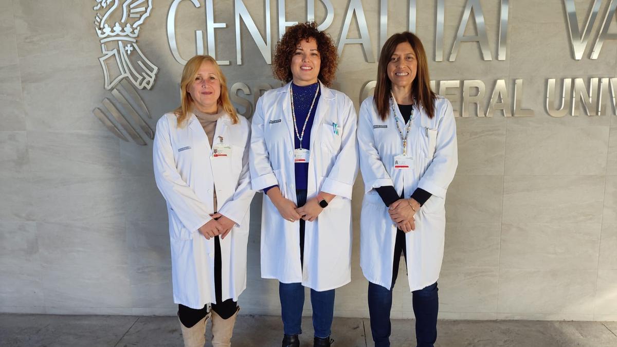 Las nuevas responsables del servicio de Enfermeria en el Hospital General de Elche