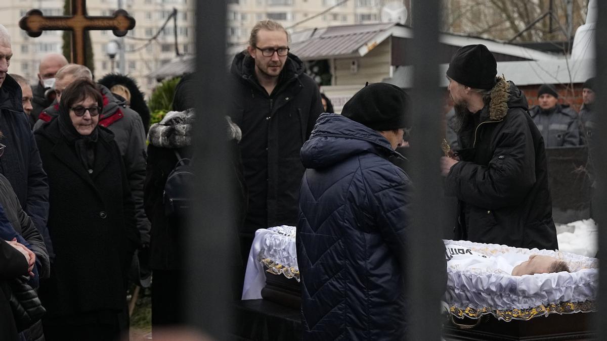 Funeral y ceremonia de despedida del político opositor ruso Alexei Navalny en Moscú