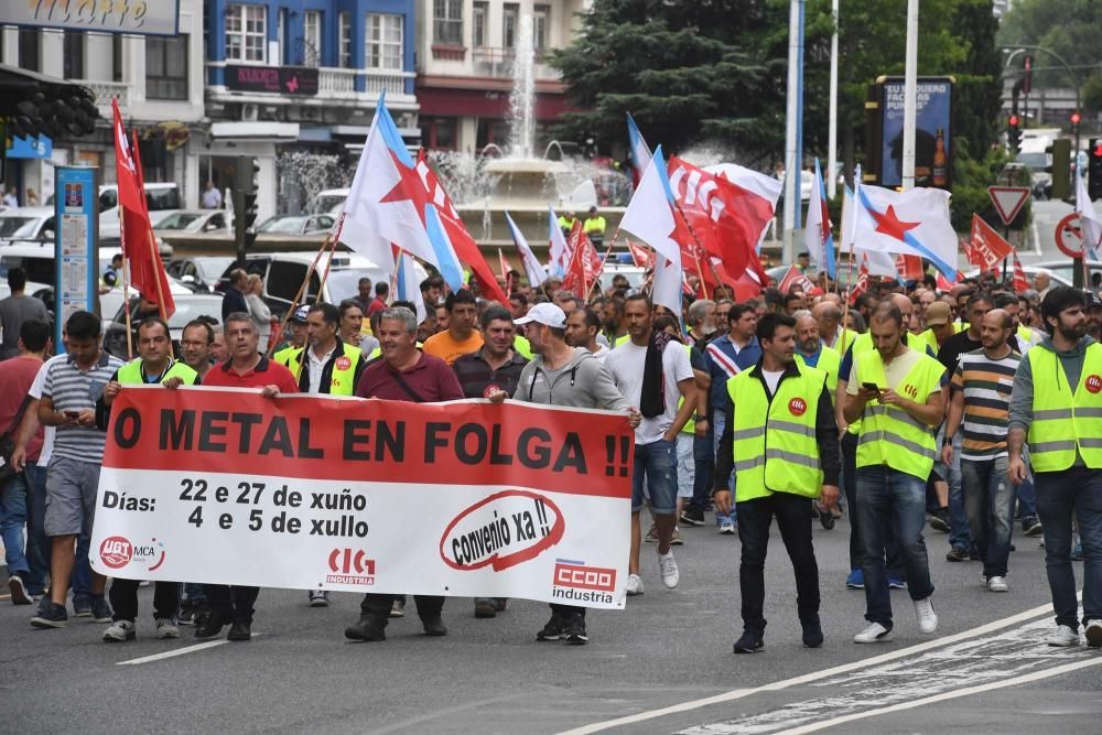 La protesta cortó el tráfico en el centro de la ciudad y provocó grandes retenciones de vehículos.