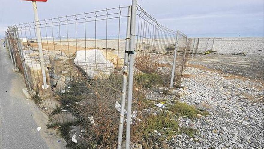 Las obras de regeneración litoral de Almassora, sin fecha para su reinicio