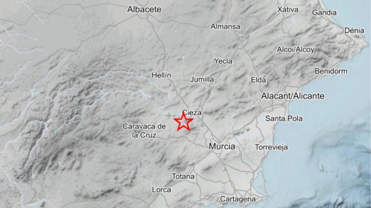 Un terremoto vuelve a sacudir la Región de Murcia el epicentro se registra esta vez en Abarán.