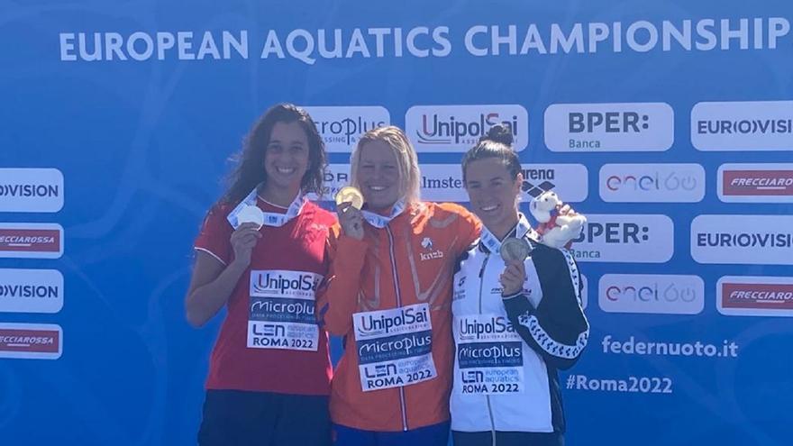 María de Valdés, plata en los 5 km en aguas abiertas del Campeonato de Europa