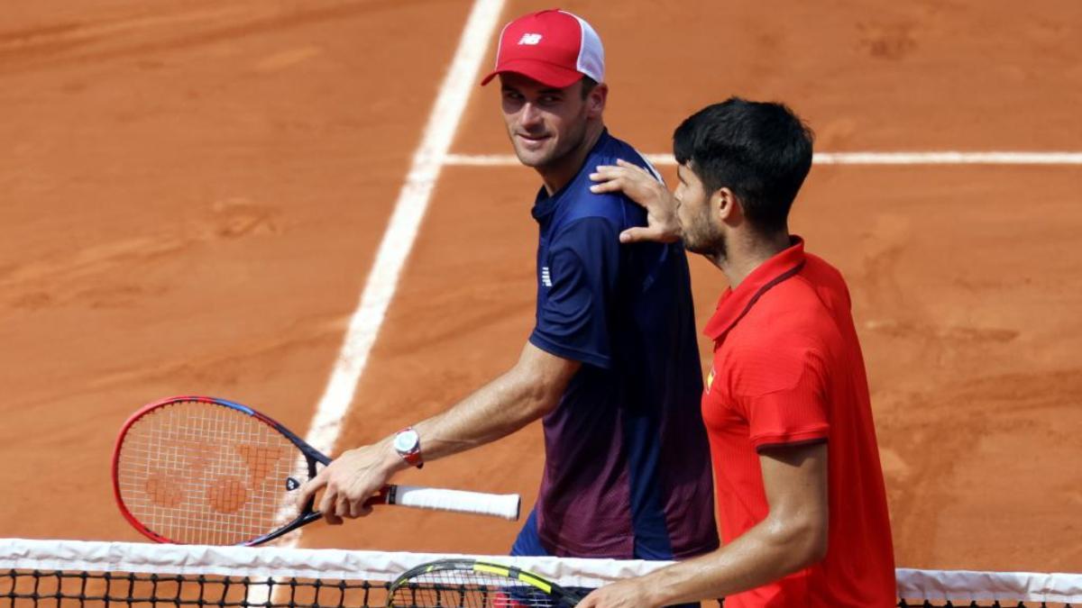 Alcaraz y Paul se midieron en los JJOO de París