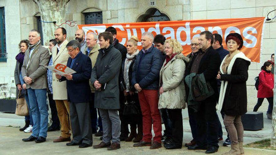 López de Castro amb els companys de Ciutadans.