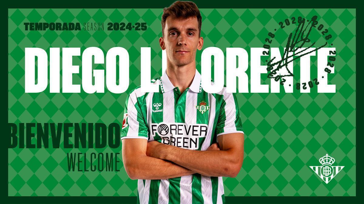 Diego Llorente presentado como nuevo jugador del Real Betis hasta 2028