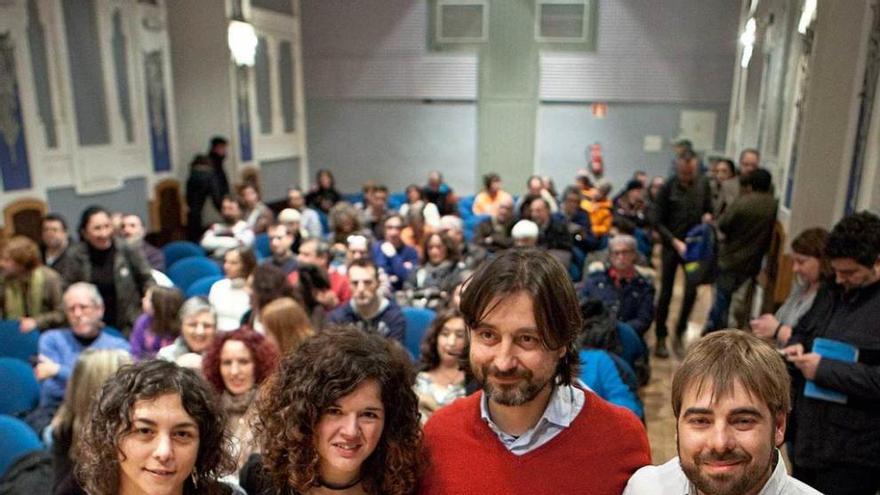 Tania González, Sofía Castañón, Rafael Mayoral y Daniel Ripa.