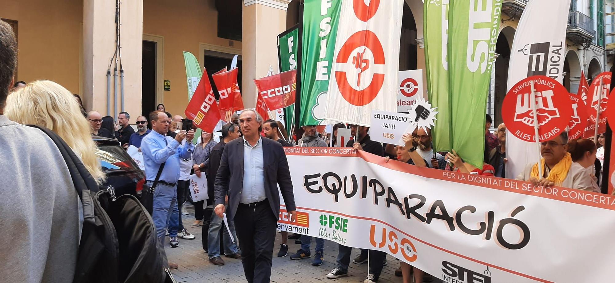 Manifestación de la educación concertada