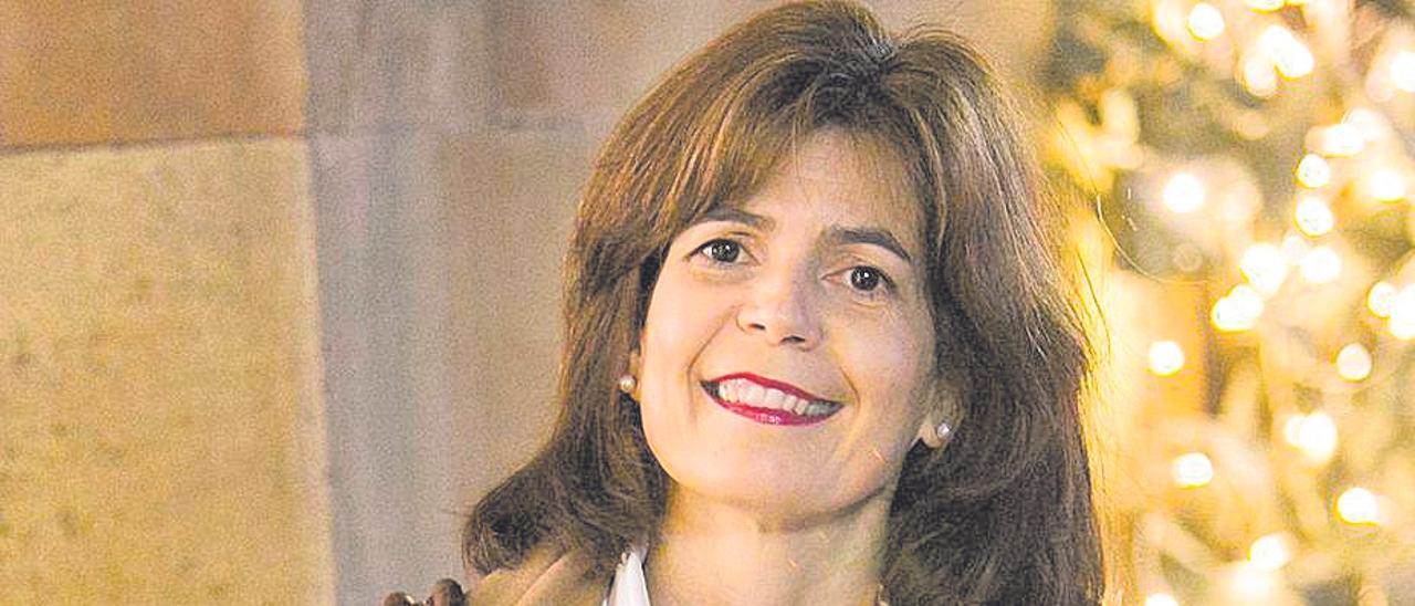 Paz Fernández de Vera, esta semana, en Oviedo. | Irma Collín