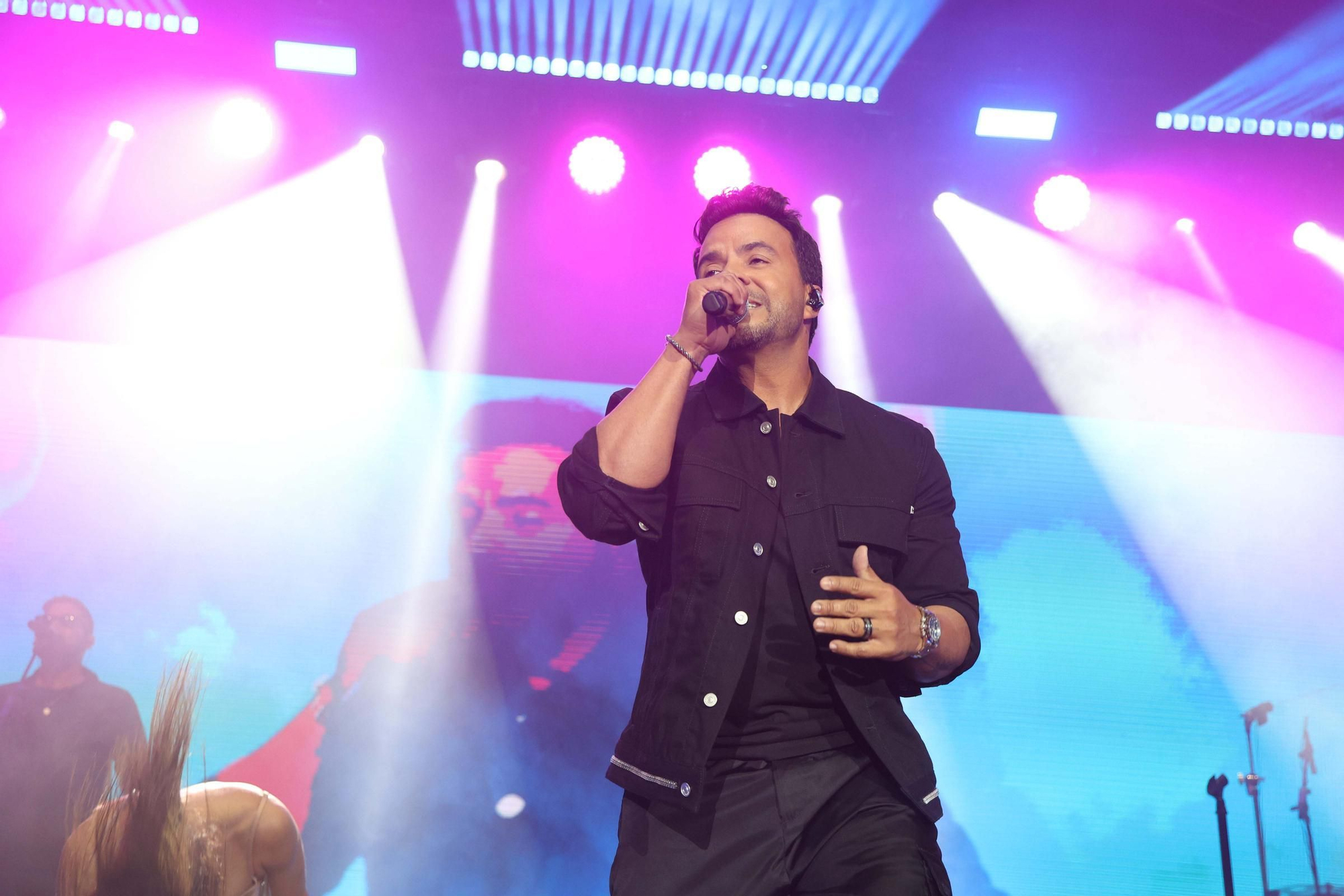 Concierto de Luis Fonsi en el parque de Santa Margarita, en el ciclo Son do Nordés