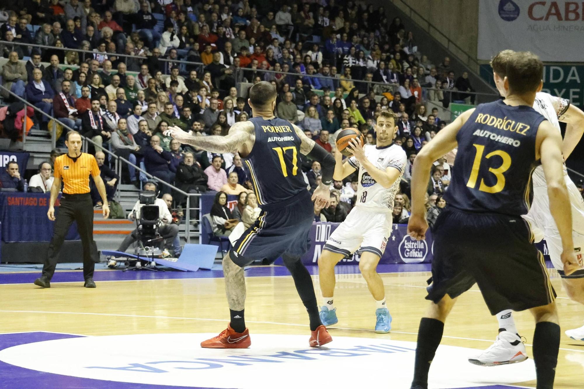 Monbus Obradoiro - Real Madrid: las imágenes del partido