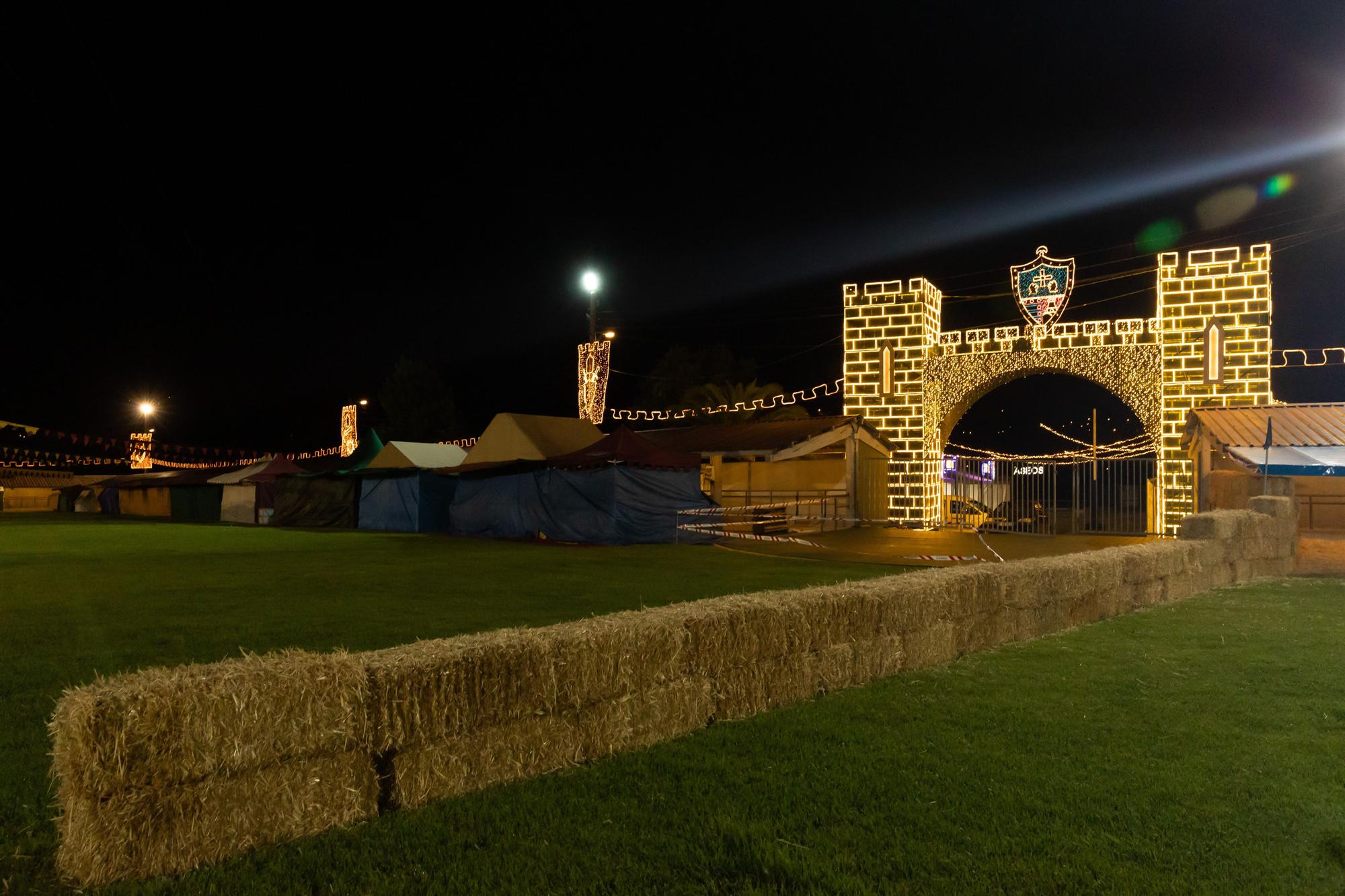 Llanera se enciende para su gran fiesta medieval: todo listo en el recinto para la multitudinaria fiesta de los Exconxuraos