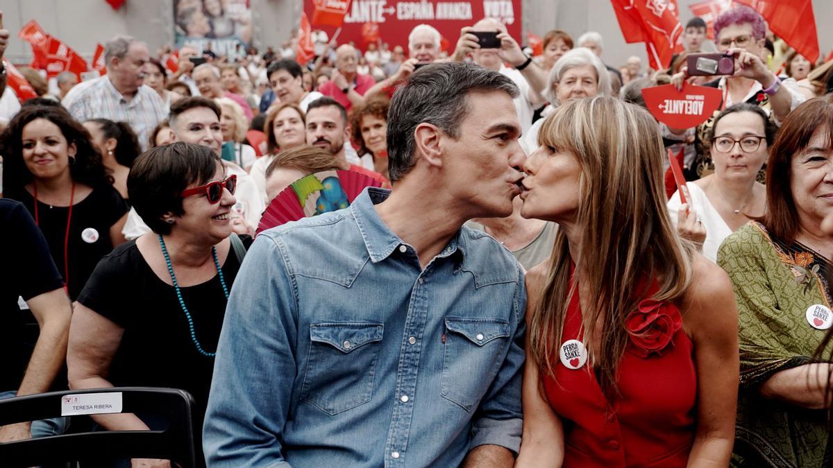 MADRID 20/07/2023. Mitin de cierre de campaña electoral del PSOE donde ha participado Pedro Sánchez. FOTO: JOSE LUIS ROCA