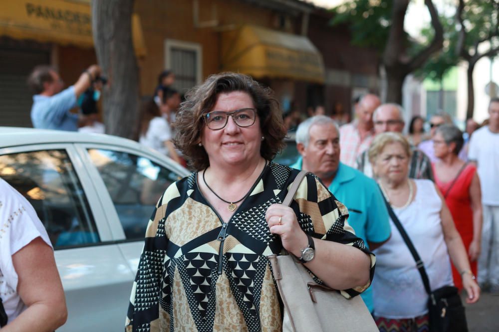 Procesión del Carmen por calles de Santa Catalina