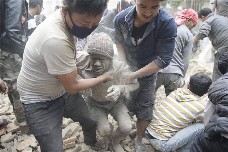 Fotogalería de la tragedia en Nepal