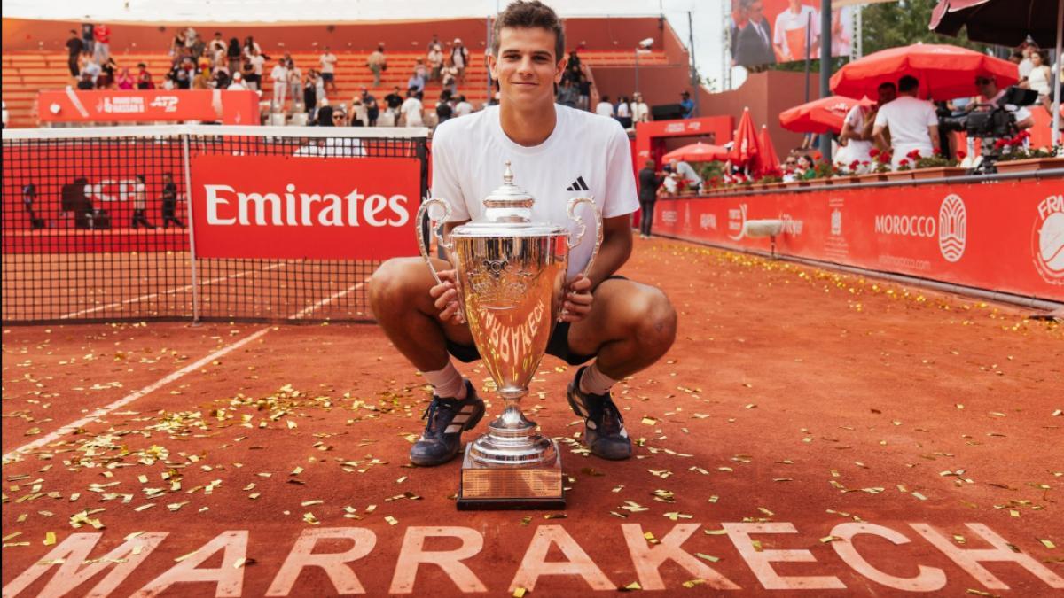 El tenista madrileño Rafa Jódar.