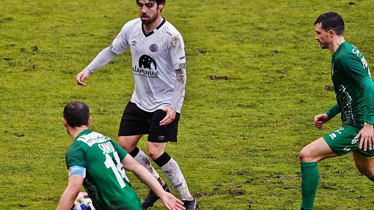 Javi Navas, durante un partido de Liga. | Cedida