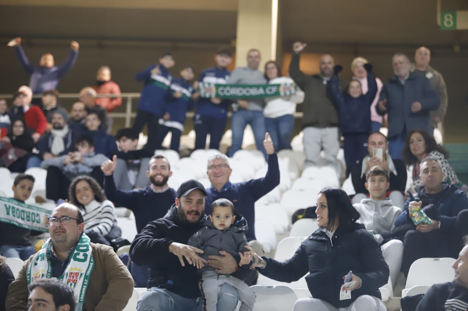 Córdoba CF-Castellón: las imágenes de la afición en El Arcángel