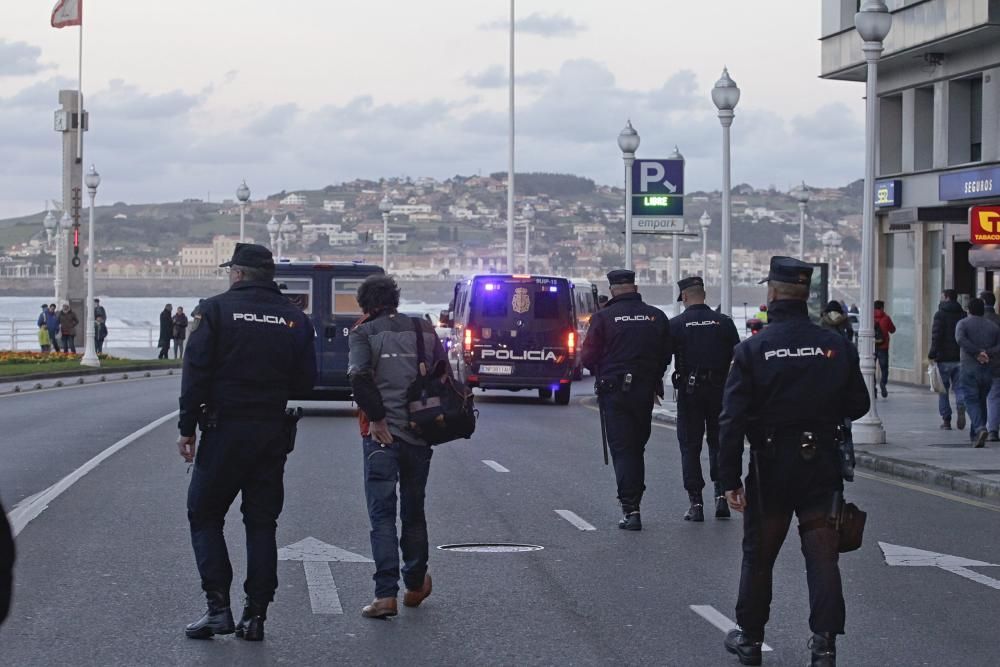 Manifestación contra Israel en Gijón.