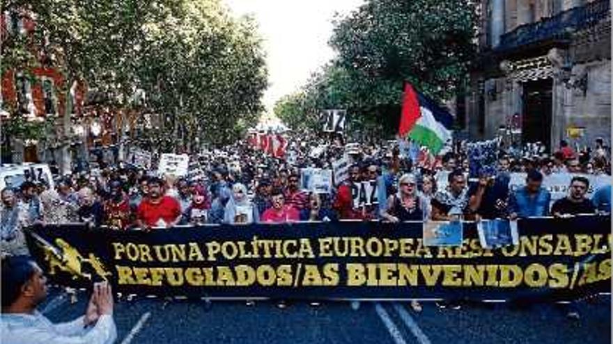 Manifestació a Madrid amb crits de &quot;No a la guerra&quot;