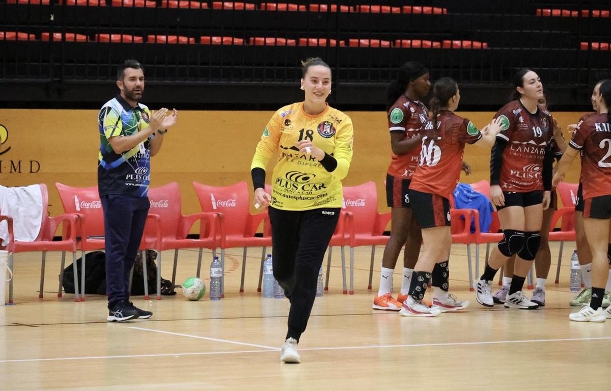 Alicia Robles, en un partido