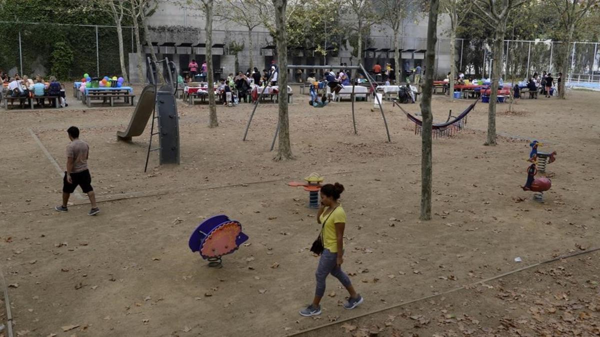 Zona de juegos infantiles.