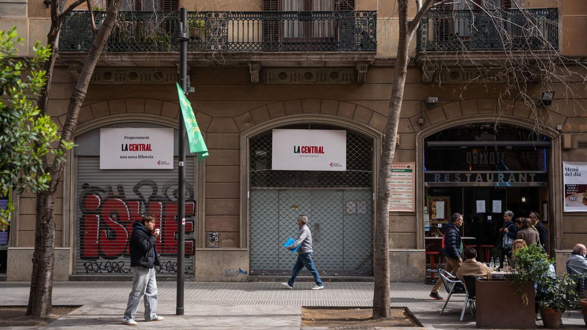 Una calle de Barcelona.