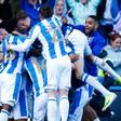 Los jugadores del Huddersfield Town celebran un gol