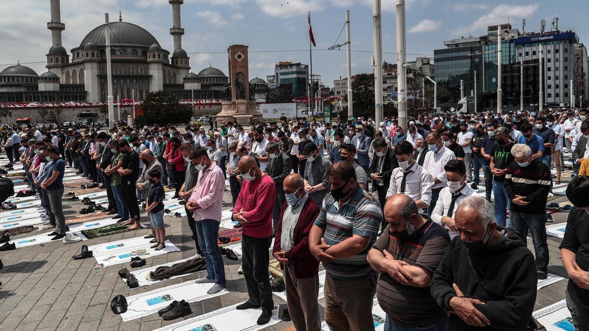 Taksim Mosque opening ceremony in Istanbul