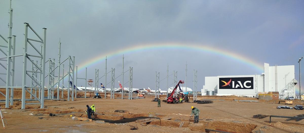 El nuevo hangar de Aerospace Coating Spain dotado de la última tecnología estará operativo en otoño.