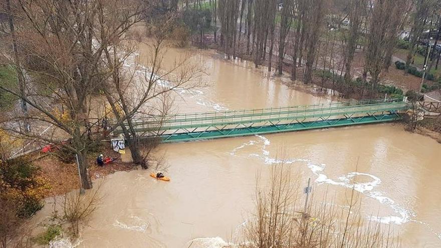 Una imagen de los estragos que causa el temporal.