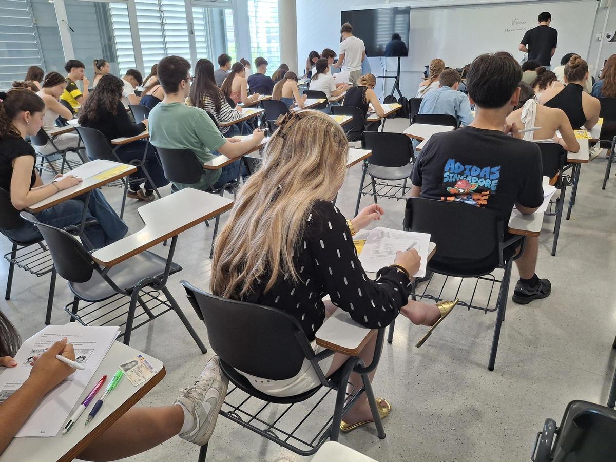 En plena prova, aquest dimecres al matí a la FUB