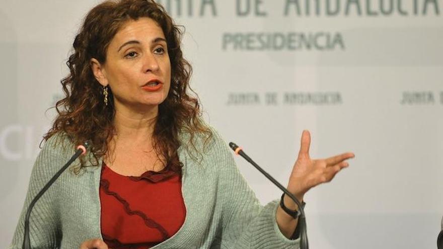 La consejera de Hacienda, María Jesús Montero.