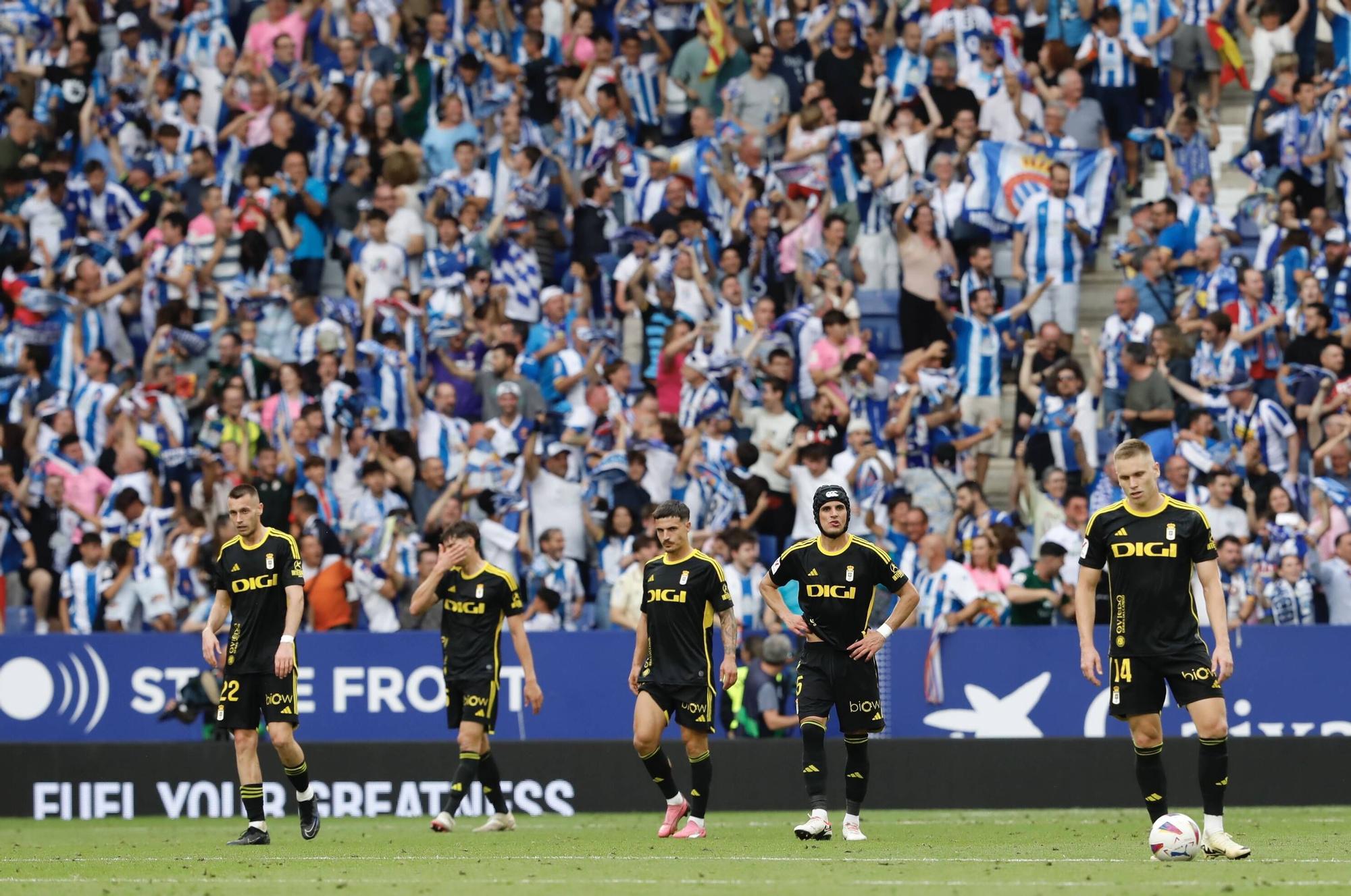 EN IMÁGENES: Así fue el partido entre el Espanyol y el Real Oviedo por el ascenso a Primera División