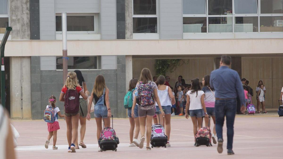Inicio del curso en Alicante, en imagen de archivo