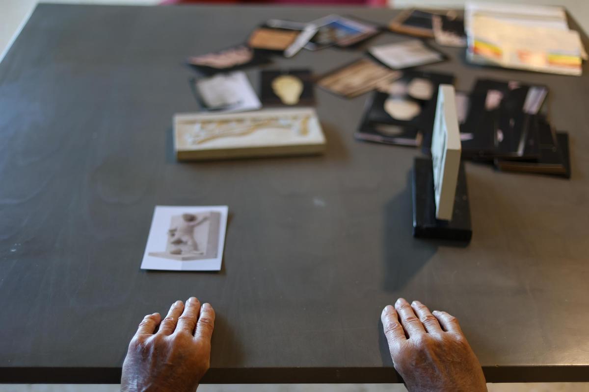 El escultor Adolf Aymat cumple 94 años El escultor Adolf Aymat cumple 94 años