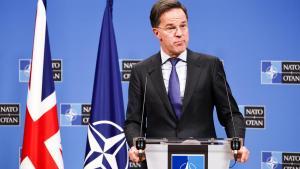 El secretario genera de la OTAN, el holandés Mark Rutte.