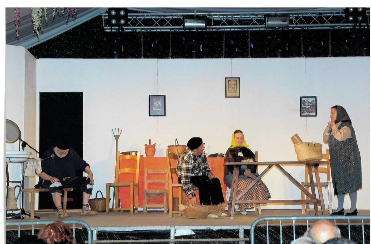 La obra del grupo de teatro Es Molí 'Es mijorals de Don Mariano'.