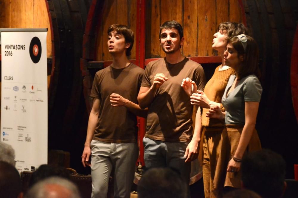 Actuació del Quartet Mèlt al Celler Abadal