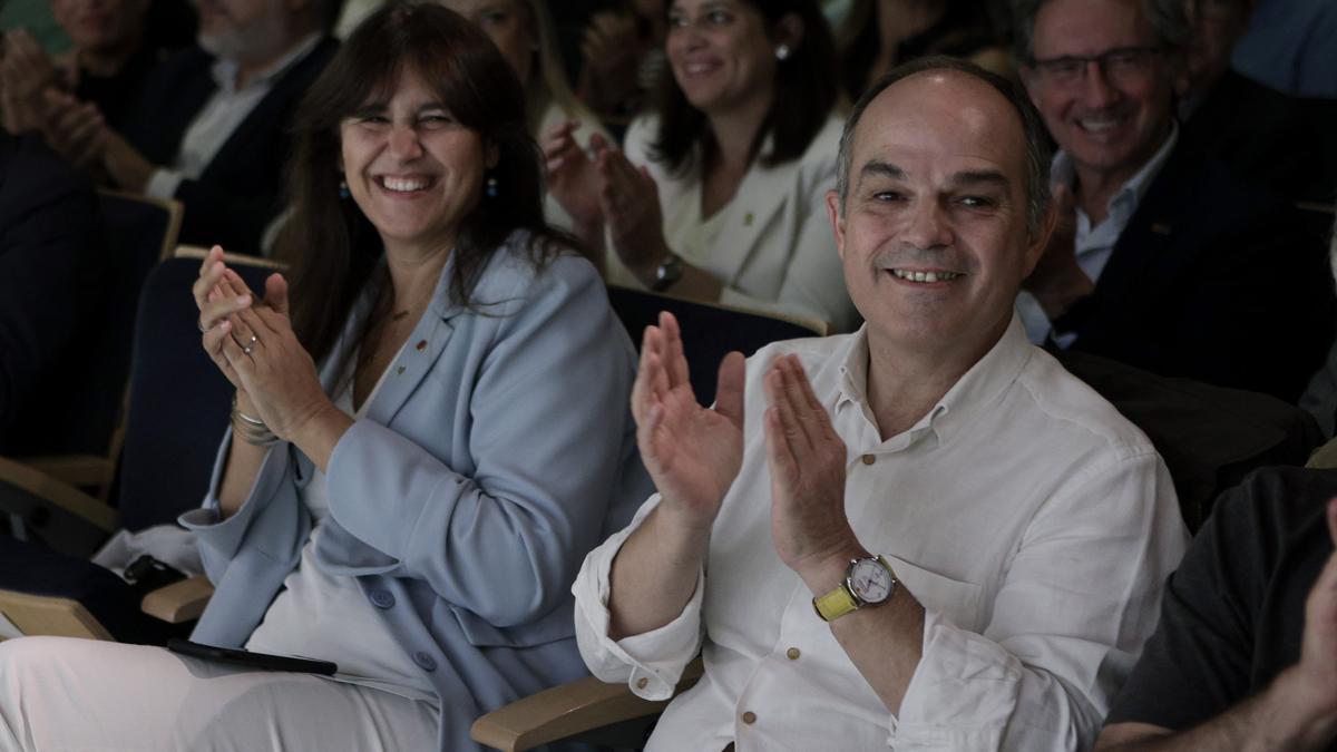 Laura Borràs y Jordi Turull