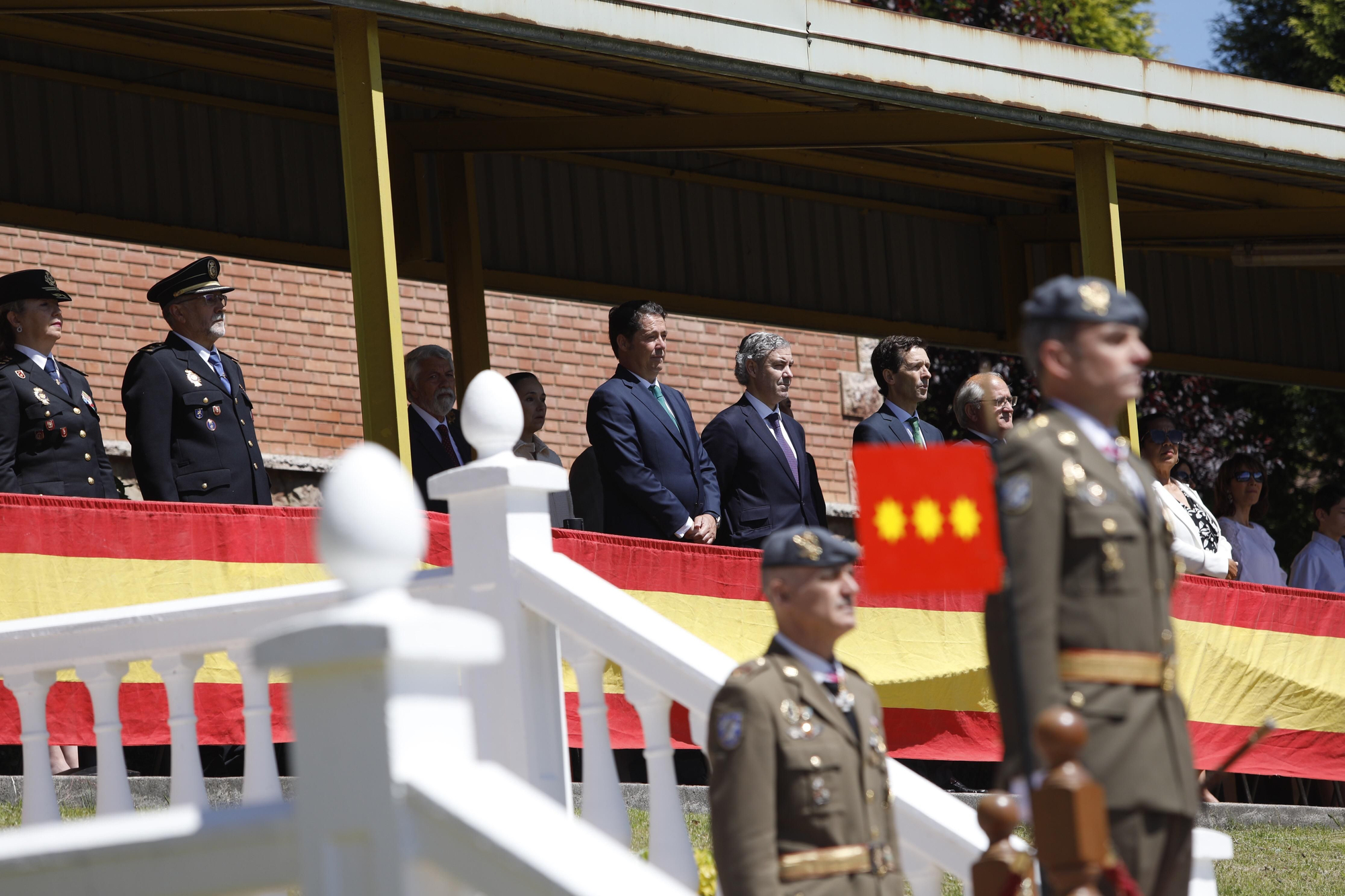 En imágenes: Los actos conmemorativos del aniversario de la Brilat Galicia VII, en el acuartelamiento Cabo Noval