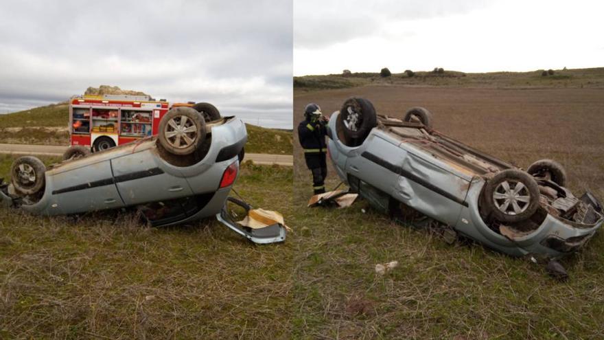 Accidente de tráfico en Zamora: Trasladan al hospital a un hombre de 70 años