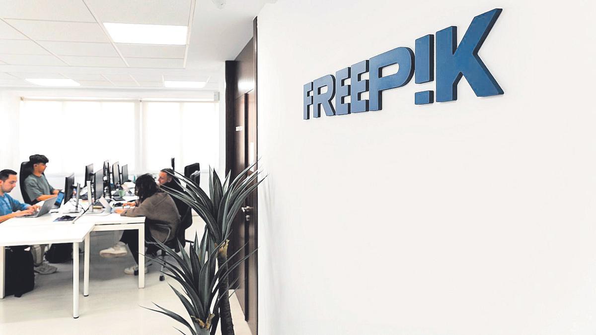 Instalaciones de la empresa malagueña Freepik.