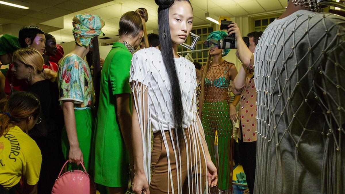 Flecos en el backstage de 'Area SS19'