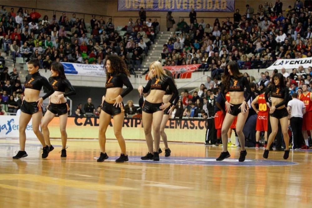 Las cheerleaders del CB Murcia, desde sus comienzo