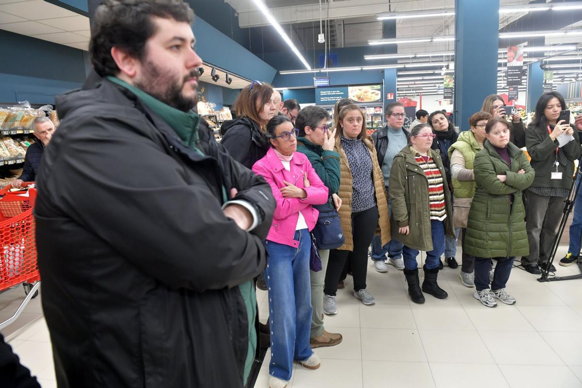 Eroski Betanzos inauguración zona de limpieza de coches
