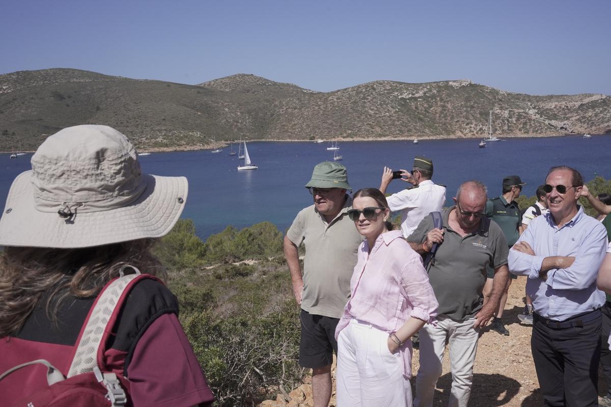 Marga Prohens visita la isla de Cabrera Marga Prohens visita la isla de Cabrera