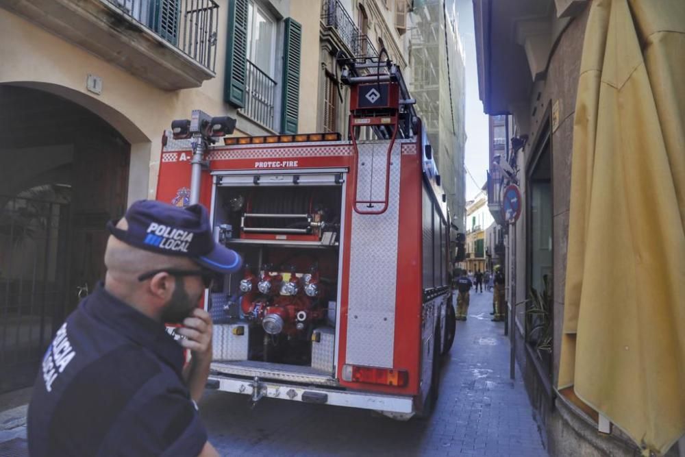 Alarma por una fuga de gas en el centro de Palma