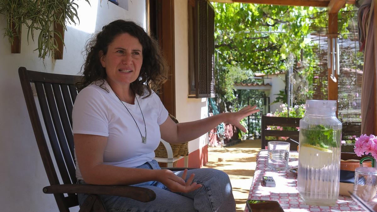 Aralia Loiterstein Lorente, propietaria de El Molino, explica las instalaciones