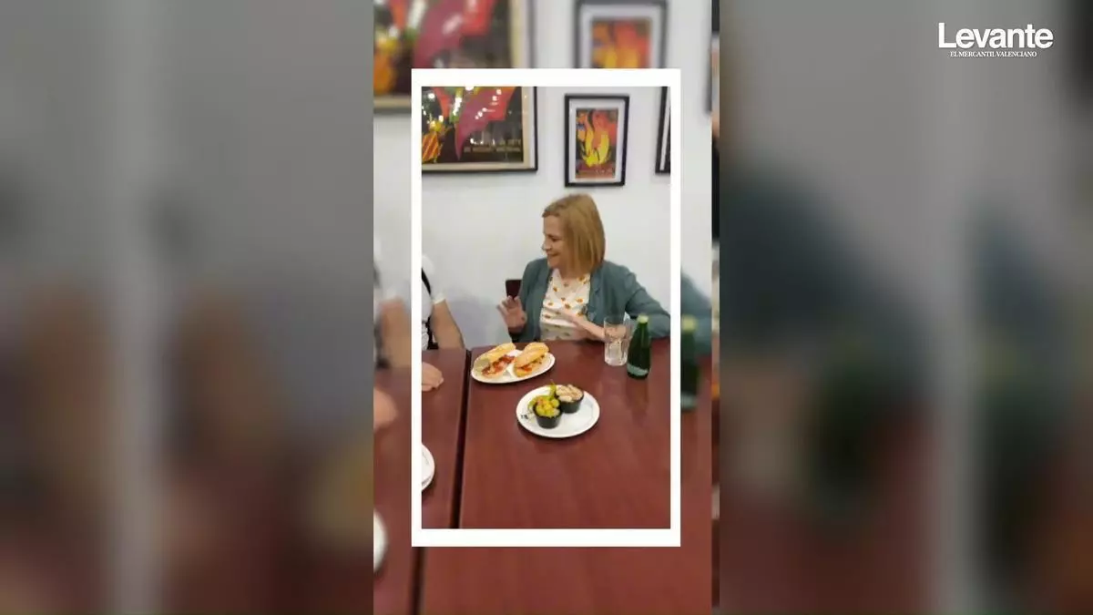 Pilar Bernabé estrena bocadillo propio: el 'Pilarín'