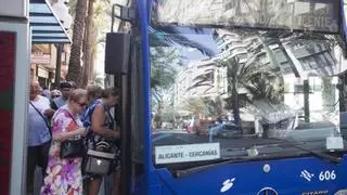 Preocupación ante el funcionamiento de los autobuses públicos entre Alicante y la Universidad